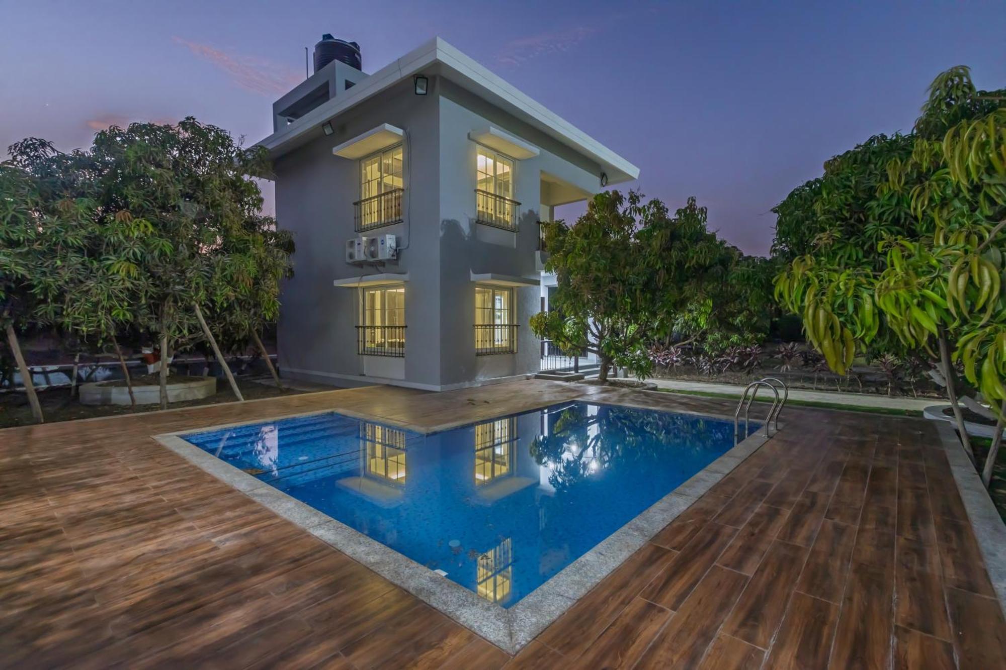 Saffronstays Serene Retreat, Alibaug Alībāg Dış mekan fotoğraf